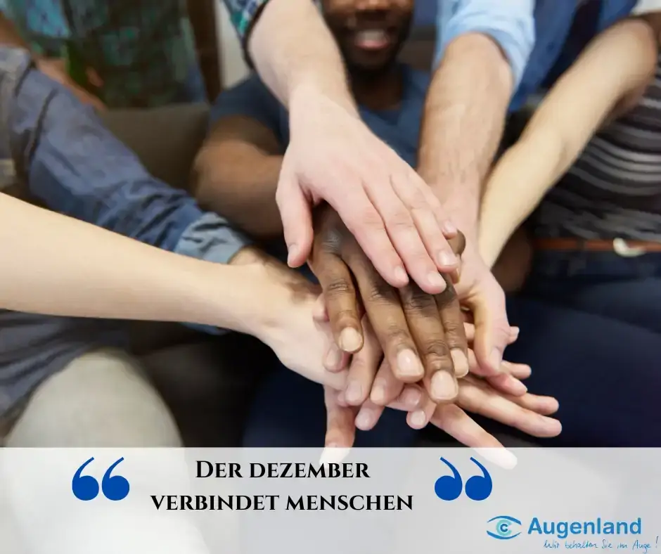 Der Dezember verbindet Menschen